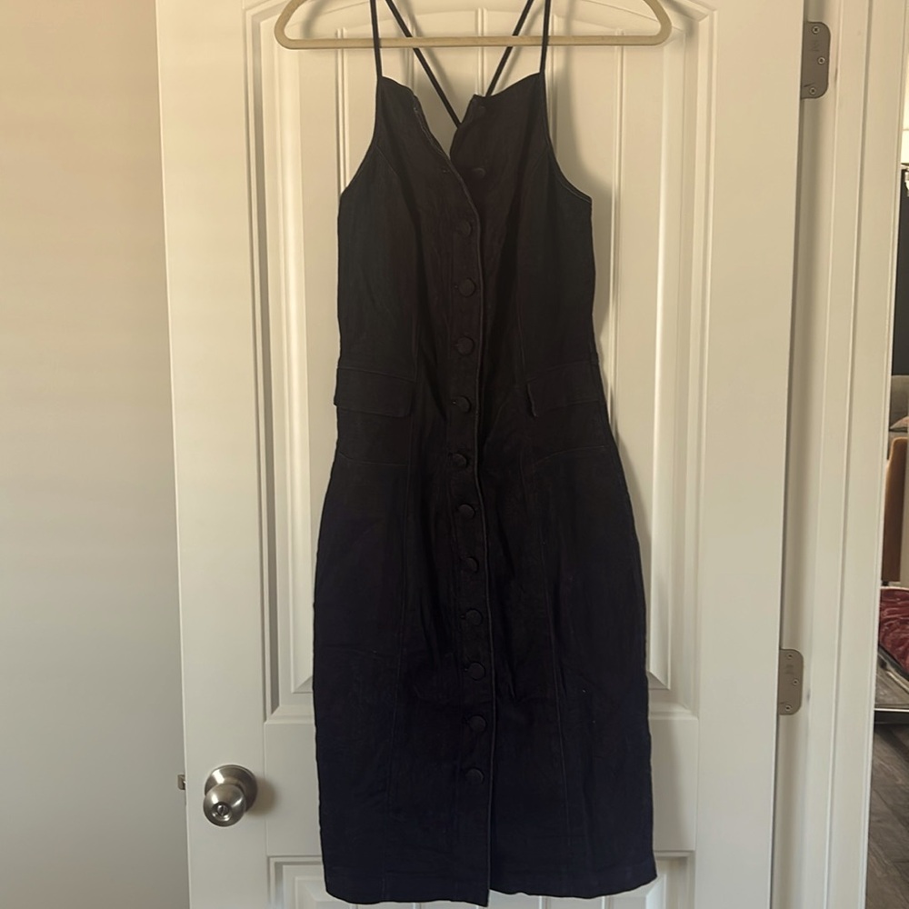 White House black market denim dress